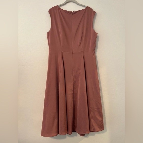ModCloth Your Luxe-y Day Rose Satin MIDI Dress - Picture 7 of 10